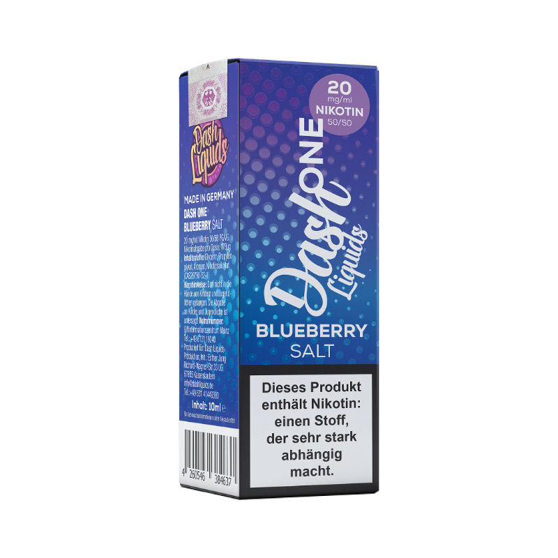 Dash One Blueberry Nikotinsalz Liquid 10ml