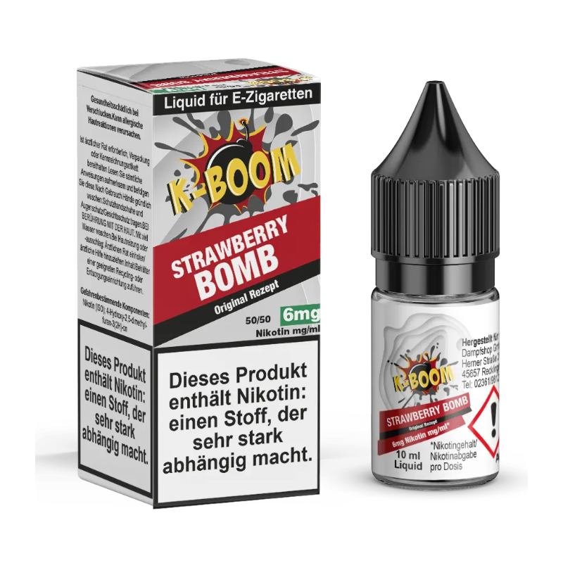 K-Boom Strawberry Bomb Liquid 10ml