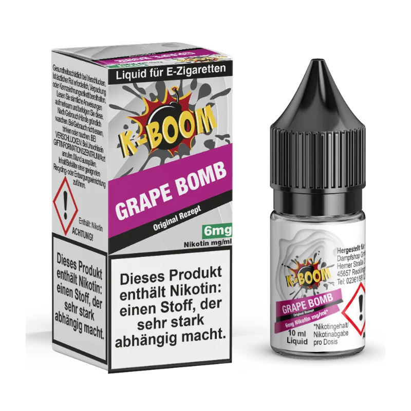 K-Boom Grape Bomb Liquid 10ml