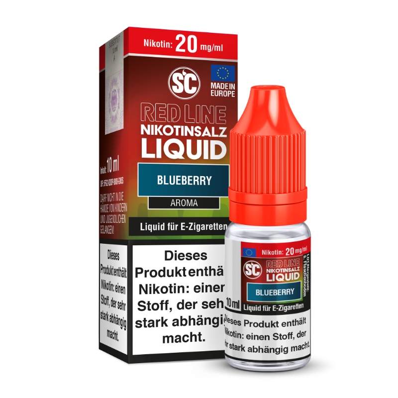 SC Liquids Red Line Blueberry Nikotinsalz Liquid 10ml
