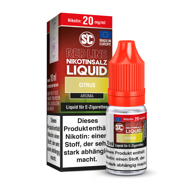 SC Liquids Red Line Citrus Nikotinsalz Liquid 10ml
