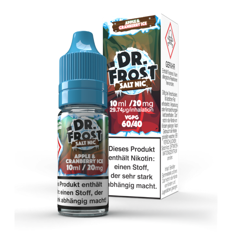 Dr. Frost Apple Cranberry Ice Nikotinsalz Liquid 10ml