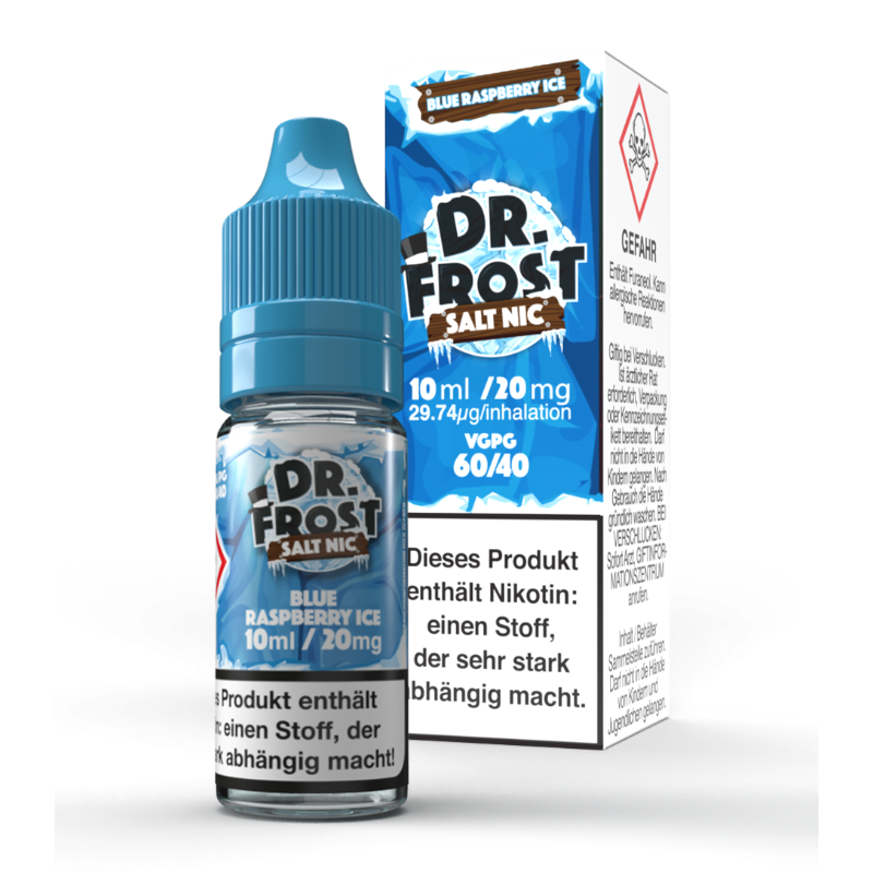 Dr. Frost Blue Raspberry Ice Nikotinsalzliquid 10ml