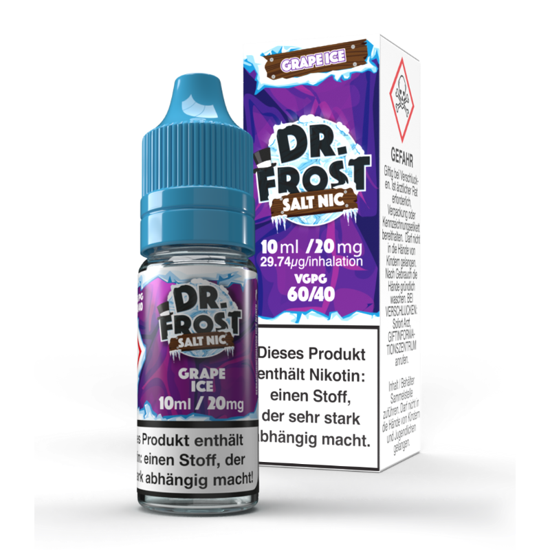 Dr. Frost Grape Ice Nikotinsalz Liquid 10ml