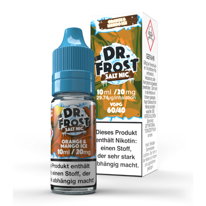 Dr. Frost Orange Mango Ice Nikotinsalz Liquid 10ml