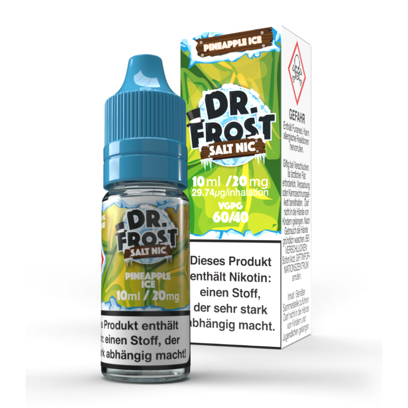 Dr. Frost Pineapple Ice Nikotinsalz Liquid 10ml
