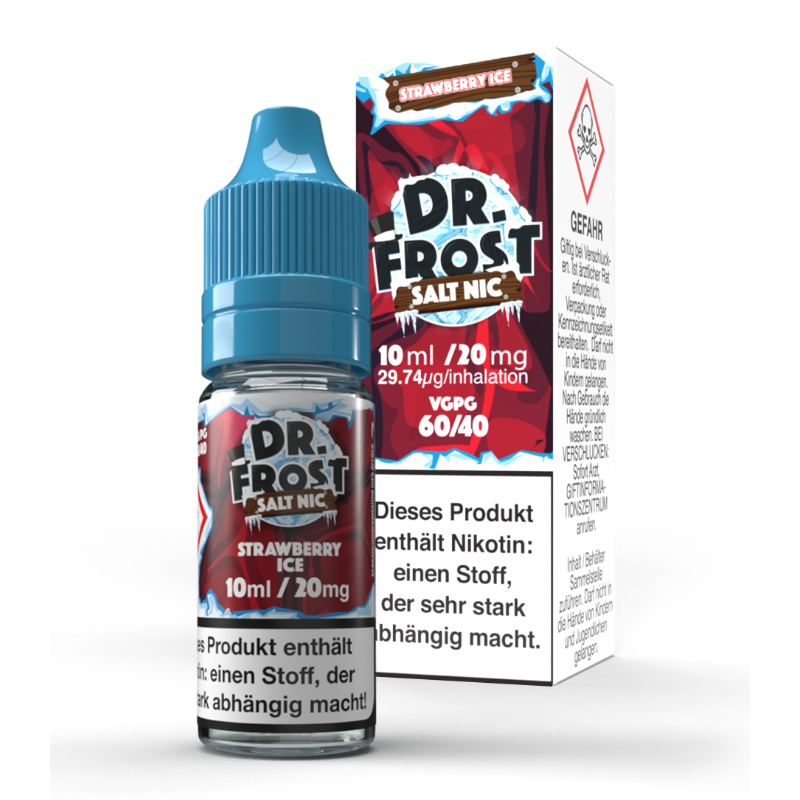 Dr. Frost Strawberry Ice Nikotinsalz Liquid 10ml
