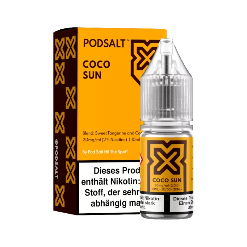 Pod Salt X Coco Sun Nikotinsalz Liquid 10ml