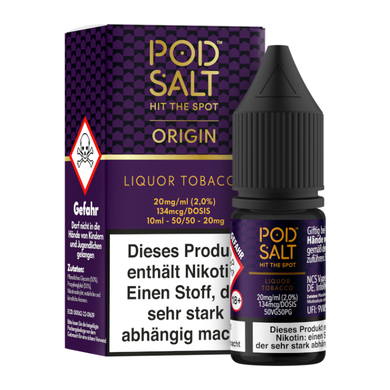 Pod Salt Liquor Tobacco Nikotinsalz Liquid 10ml
