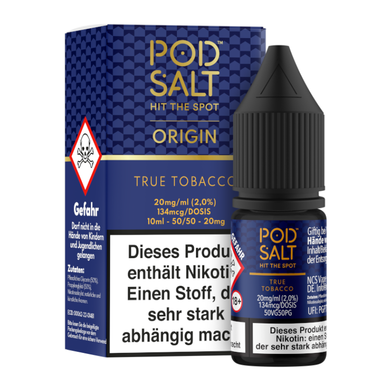 Pod Salt True Tobacco Nikotinsalz Liquid 10ml