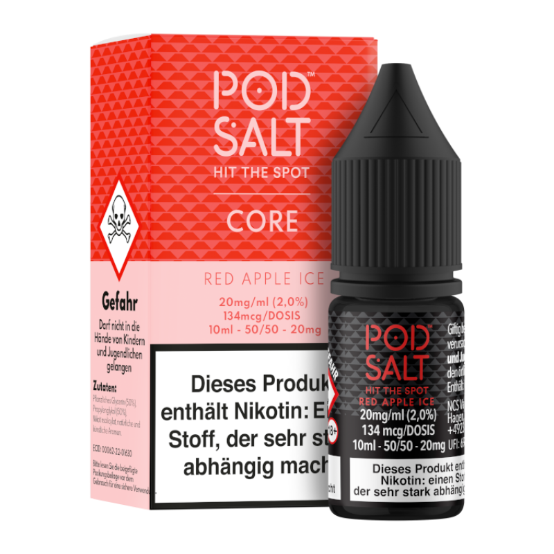Pod Salt Red Apple Ice Nikotinsalz Liquid 10ml