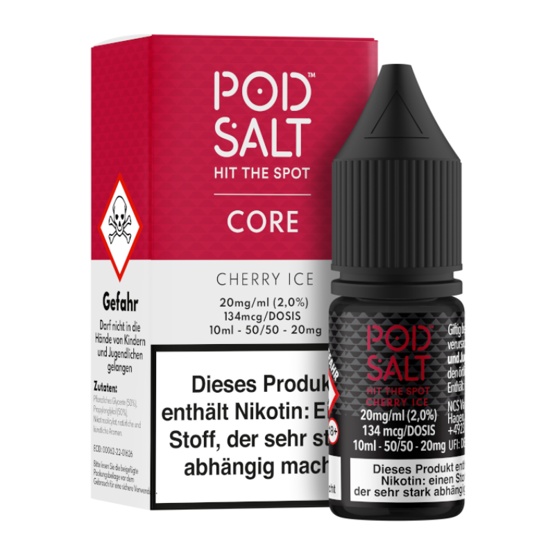 Pod Salt Cherry Ice Nikotinsalz Liquid 10ml