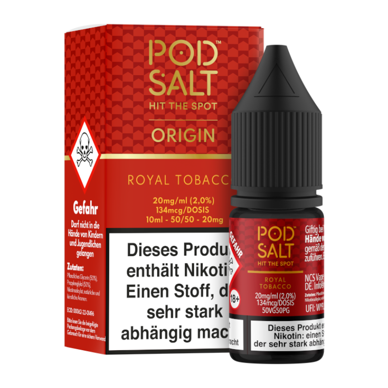 Pod Salt Royal Tobacco Nikotinsalz Liquid 10ml