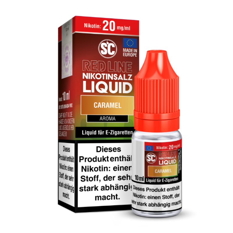 SC Liquids Red Line Caramel Nikotinsalz Liquid 10ml
