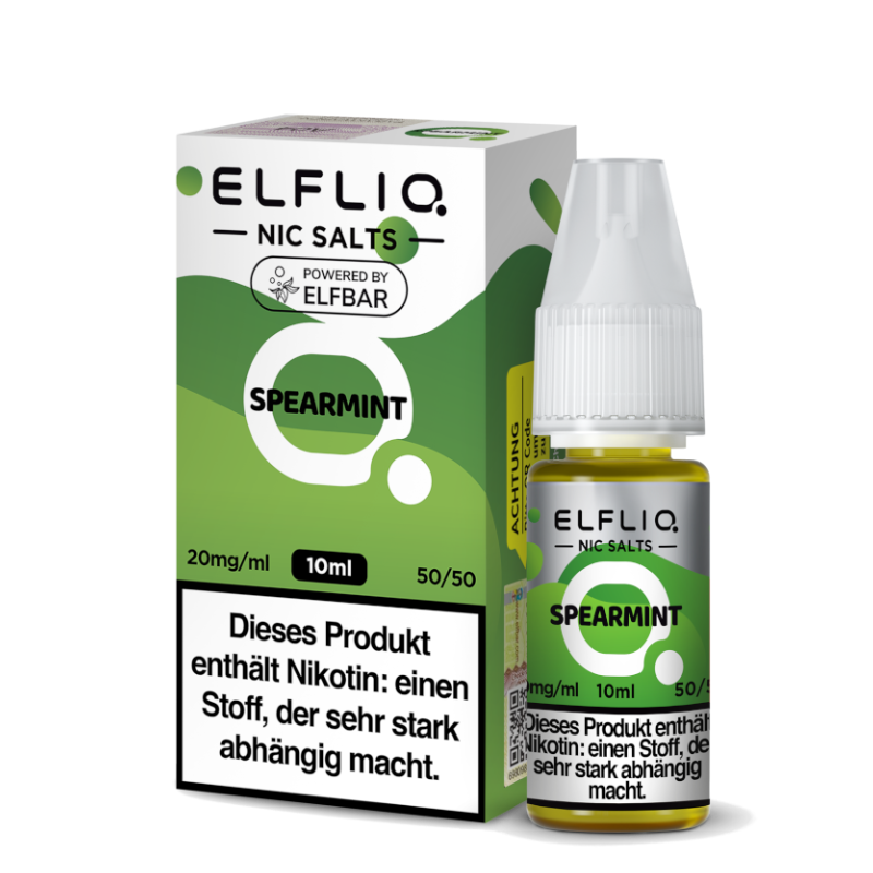 ElfLiq by Elfbar Spearmint Nikotinsalz Liquid 10ml