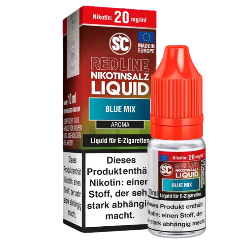 SC Liquids Red Line Blue Mix Nikotinsalz Liquid 10ml