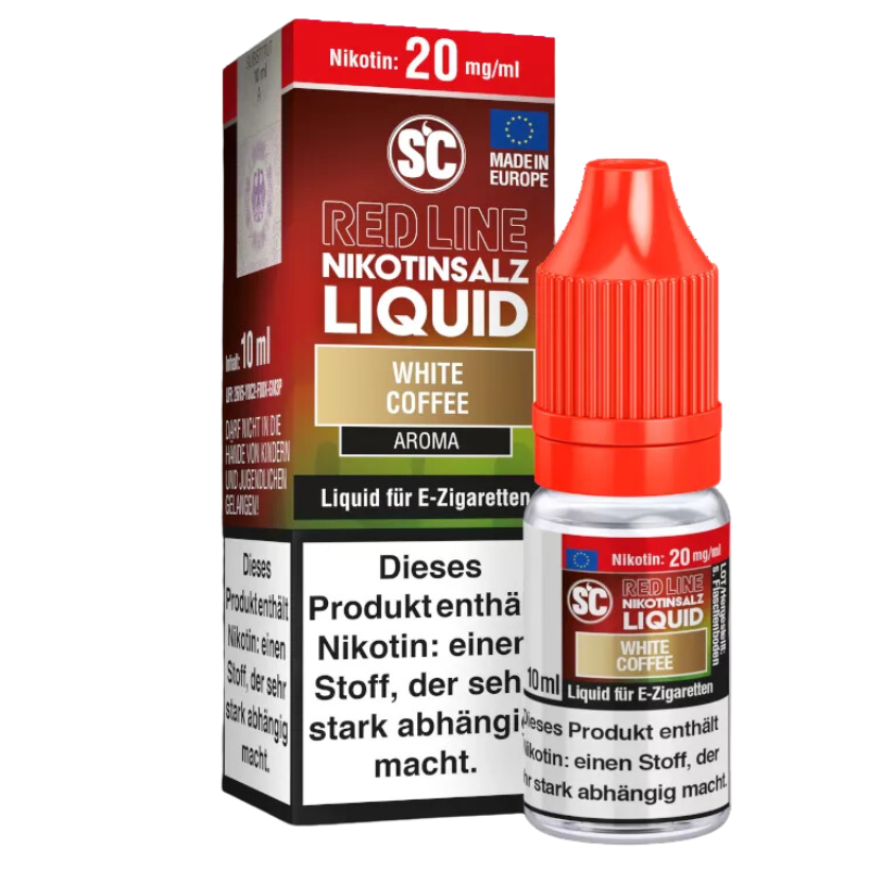 SC Liquids Red Line White Coffee Nikotinsalz Liquid 10ml
